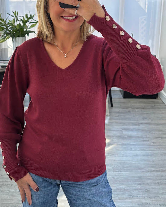 Hattie v neck jumper