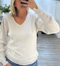 Load image into Gallery viewer, Hattie v neck jumper

