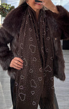 Load image into Gallery viewer, Hattie heart studded scarf
