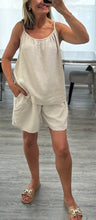 Load image into Gallery viewer, Cherry cheesecloth short set
