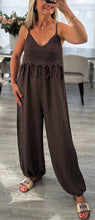 Load image into Gallery viewer, Jayde crochet trim jumpsuit
