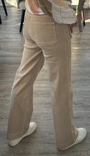 Load image into Gallery viewer, Jess beige wide leg jean
