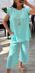 Kiki 3/4 trouser set