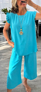 Kiki 3/4 trouser set