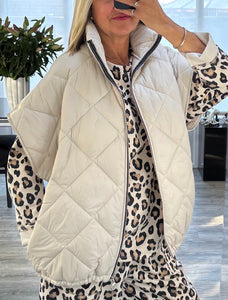 Kiki quilted gilet