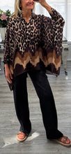 Load image into Gallery viewer, Lena leopard print kaftan shirt
