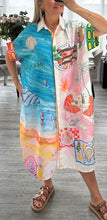 Load image into Gallery viewer, Lola print shirt dress
