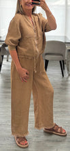 Load image into Gallery viewer, Lola linen jacket set
