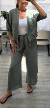 Load image into Gallery viewer, Lola linen jacket set
