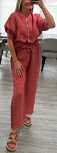 Load image into Gallery viewer, Lola linen jacket set
