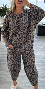 Lucia leopard print set