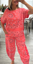 Load image into Gallery viewer, Luella printed paisley cheesecloth set
