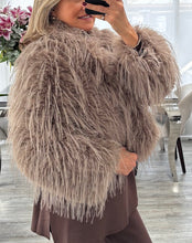 Load image into Gallery viewer, Margot faux fur jacket
