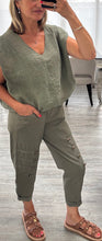 Load image into Gallery viewer, Maxine military style magic pant
