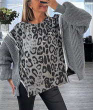Load image into Gallery viewer, Orly oversized leopard print top
