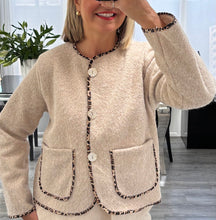 Load image into Gallery viewer, Pippa leopard piped jacket
