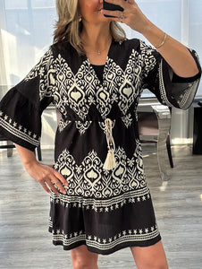 Porto kaftan dress