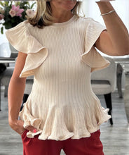 Load image into Gallery viewer, Remy soft knit peplum top
