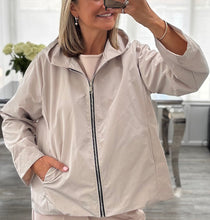 Load image into Gallery viewer, River hooded zip jacket
