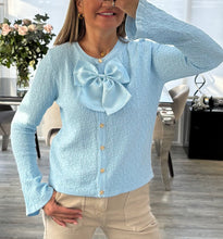 Load image into Gallery viewer, Rosie ribbon bow cardigan
