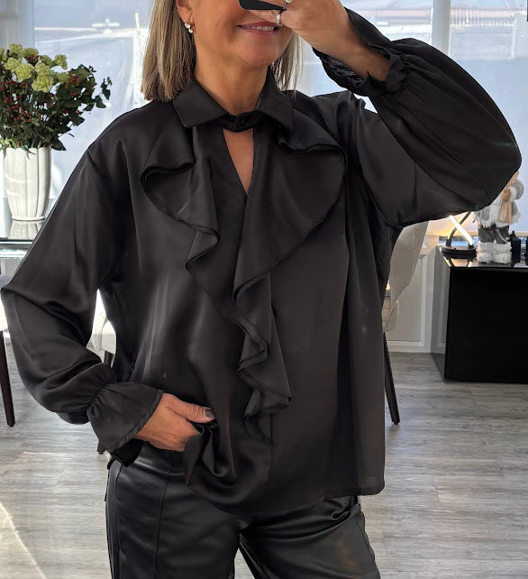 Sasha satin blouse