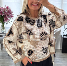 Load image into Gallery viewer, Shelby crotchet long sleeve top
