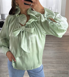 Shelley shimmer blouse