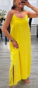 Sophia spaghetti strap maxi