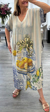 Load image into Gallery viewer, Summer lurex v neck dress
