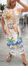 Load image into Gallery viewer, Sunshine tie side dress
