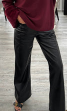 Load image into Gallery viewer, Tara toxic leather look trouser
