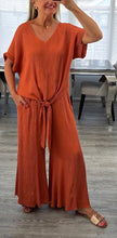 Load image into Gallery viewer, Tara tie front culotte set
