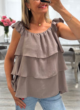 Load image into Gallery viewer, Terri bardot tiered top
