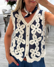 Load image into Gallery viewer, Willow crochet waistcoat
