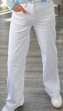 Load image into Gallery viewer, Winnie white wide leg jean
