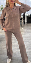 Load image into Gallery viewer, Zena knitted zip set
