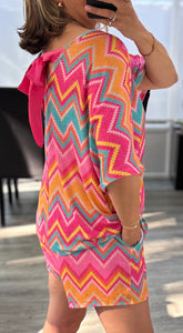 Zena zig zag short set