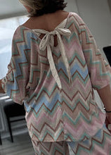 Load image into Gallery viewer, Zoe ribbon back zig zag set
